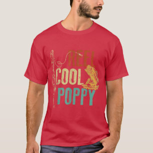 Camiseta Reel cool poppy fishing grandpa fars day fisherman