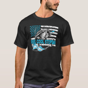 Camiseta Reel Cool Step Dad - Me encanta pescar - Pez ameri
