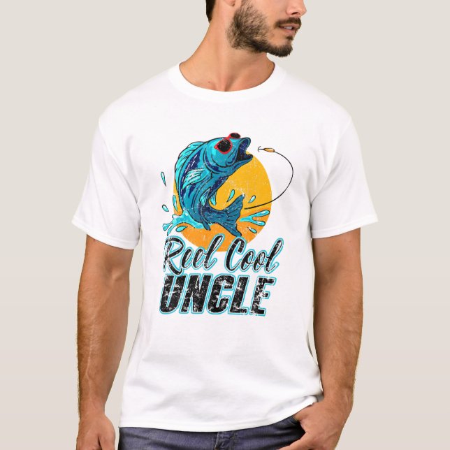 Camiseta Reel Cool Uncle Fishing (Anverso)