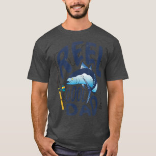 Camiseta Reel fresco papá pescador atún vintage retro