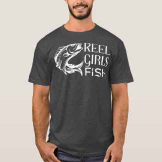 Camiseta Reel Girls Fish Funny Womens Fishing Tee 1731