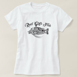 Camiseta Reel Girls Fish Women's 3/4 Sleeve Raglan