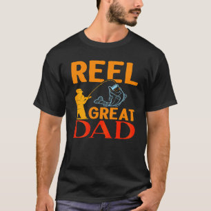 Camiseta Reel Great Dad On Back Pshing Gear Day
