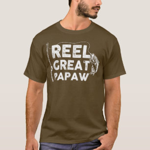 Camiseta Reel Great Papaw Fishing Daddy o Fisher Grandp