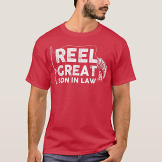 Camiseta Reel Great Son en la ley pescando papi o pescador 