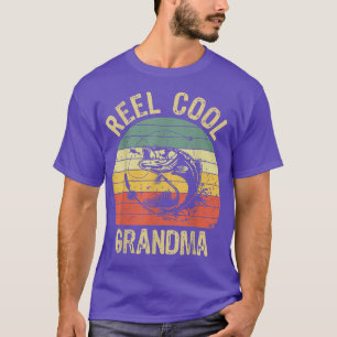 Camiseta Reel Guay Abuela Pescador Regalos Mujeres Pescando