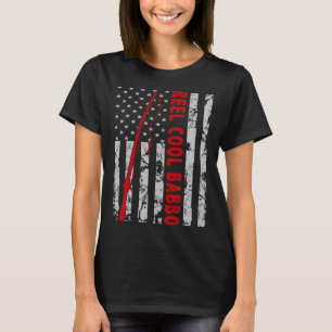 Camiseta Reel Guay Babbo pescando bandera estadounidense pa