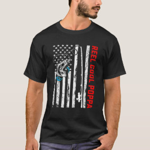 Camiseta Reel Guay Dad American Flag Fishing Cumpleaños