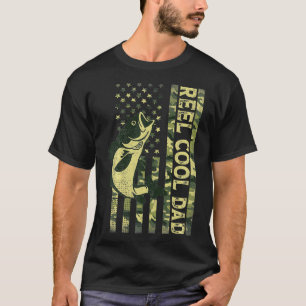 Camiseta Reel Guay Dad Camoue American Flag the Day Ca