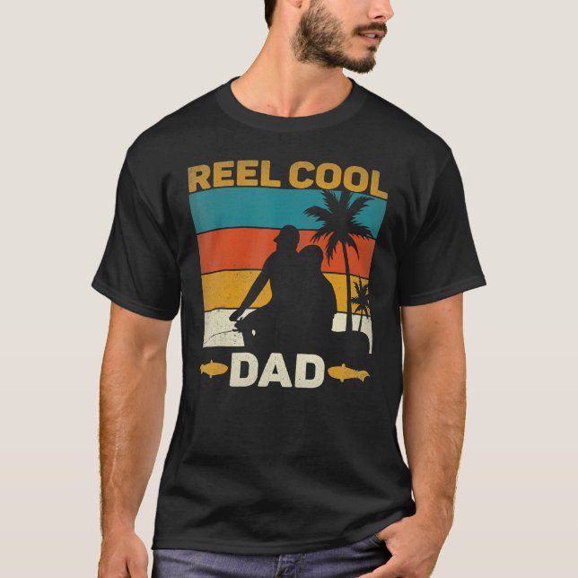 Camiseta Reel Guay Dad Fisherman Daddy's Day Fishi (Anverso)