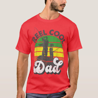 Camiseta Reel Guay Dad Fisherman Daddy's Day Tee Fis