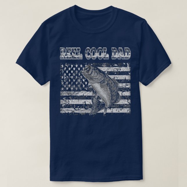 Camiseta Reel Guay Dad For Daddy Lover Pescando 1604  (Diseño del anverso)