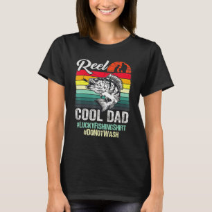 Camiseta Reel Guay Dad Lucky Pescador de tee de pesca retro