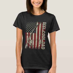 Camiseta Reel Guay Dad Navidades de pesca de bandera estado