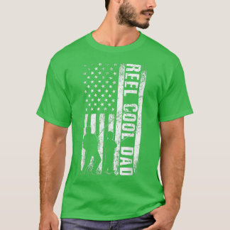 Camiseta Reel Guay DAD Pescador Bandera Americana DAD Fat