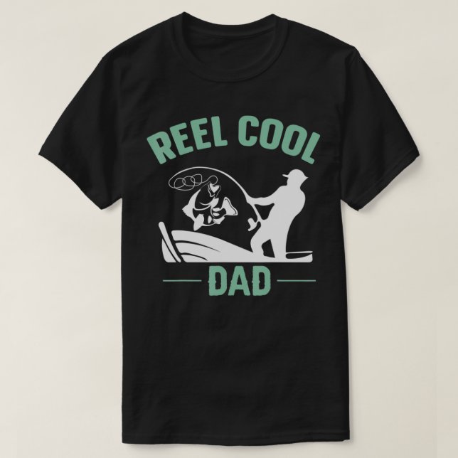 Camiseta Reel Guay Dad Pescador Rure Structure Spoon Papa D (Diseño del anverso)