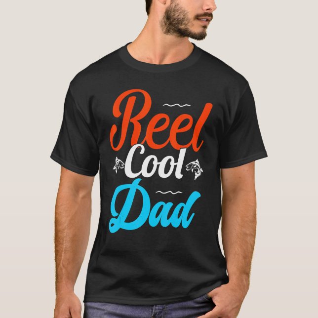 Camiseta Reel Guay Dad Pescando Cuchara de Troleo de Alumin (Anverso)
