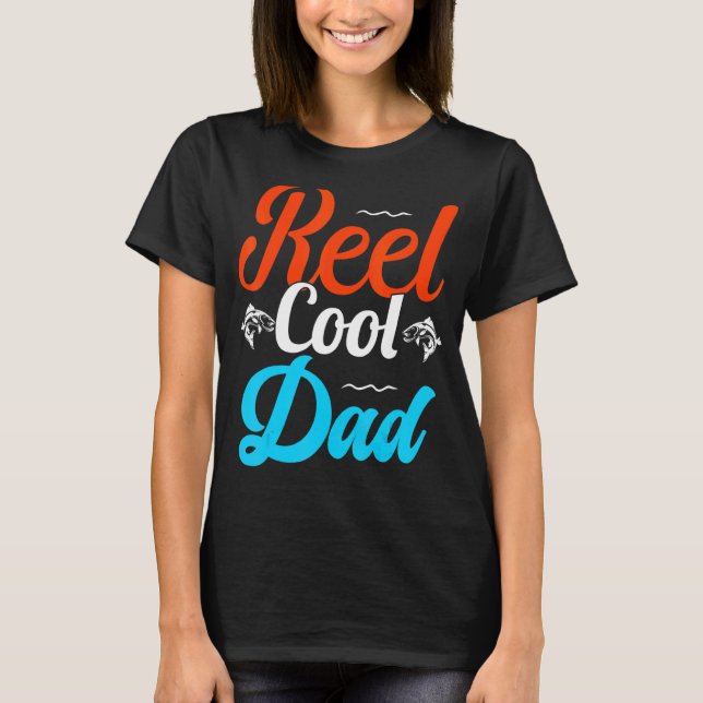 Camiseta Reel Guay Dad Pescando Cuchara de Troleo de Alumin (Anverso)
