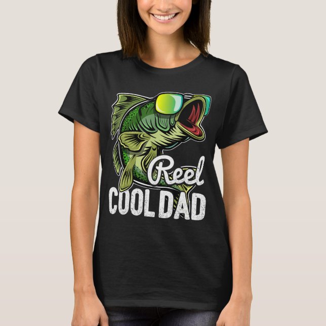 Camiseta Reel Guay Dad Pescando gafas de sol Dia del padre  (Anverso)