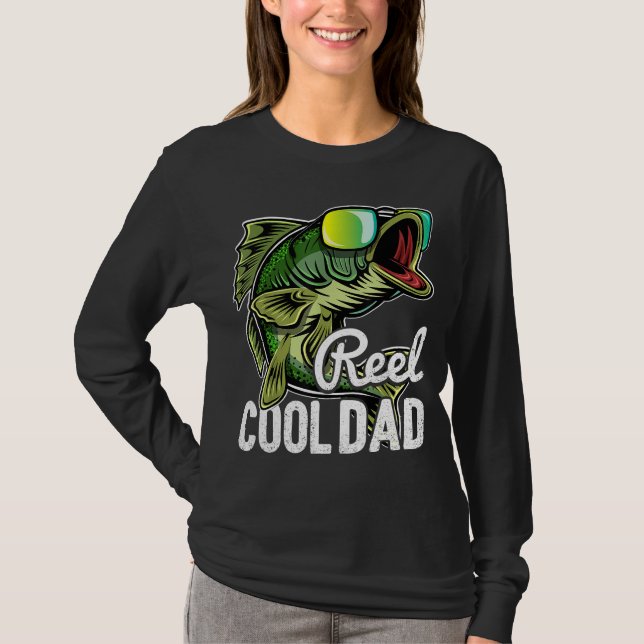 Camiseta Reel Guay Dad Pescando gafas de sol Dia del padre  (Anverso)