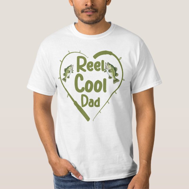 Camiseta Reel Guay Dad, regalo para pescadores (Anverso)