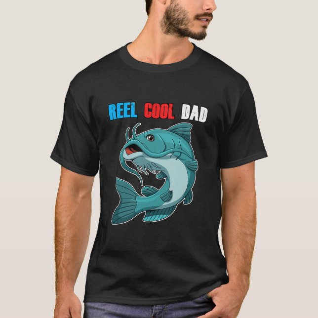Camiseta Reel Guay Dad Shirt Daddy Padres Día Pescando (Anverso)