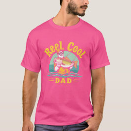 Camiseta Reel Guay Dad: Tee de pesca de época