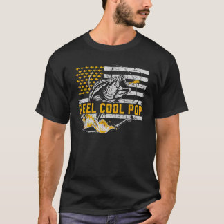 Camiseta Reel Guay Dad Us Flag Pshing Day de papá