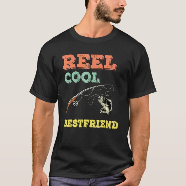 Camiseta Reel Guay Fish Bestfriend Bass Fishing Mejor Amigo (Anverso)
