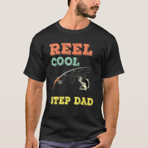 Camiseta Reel Guay Fish Step Dad Bass Fishing Stepdad