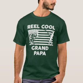 Camiseta Reel Guay Grandpapa Dad Granddad Angler Fish