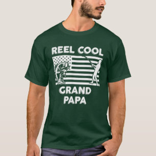 Camiseta Reel Guay Grandpapa Dad Granddad Angler Fish