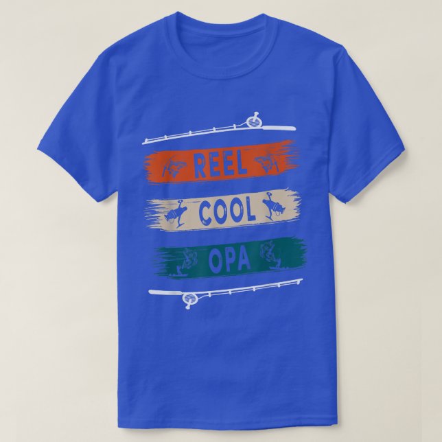 Camiseta Reel Guay Opa Fisherman Funny Fishing Tee  (Diseño del anverso)
