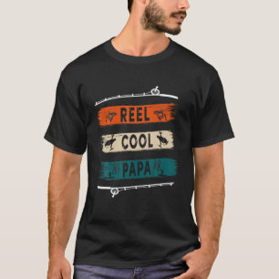 Camiseta Reel Guay Papa Fisherman Funny Fishing Tee