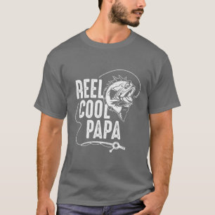 Camiseta Reel Guay Papa Gracioso Papá Abuelo Pescador Gi