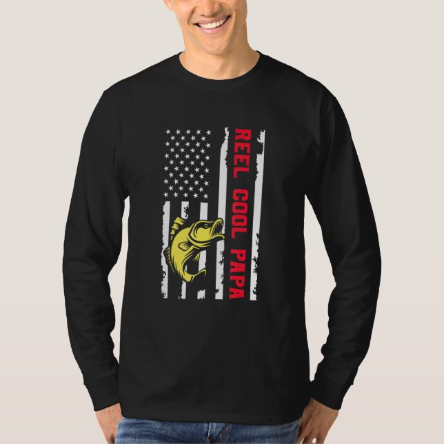 Camiseta Reel Guay Papa Pescador Papá Padres Día Pescador F (Anverso)