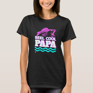 Camiseta Reel Guay Papa Pescador Papá Pescador Retro Vaporw