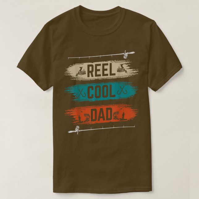 Camiseta Reel Guay Papá Pescador Papi Papá Regalos Fis (Diseño del anverso)