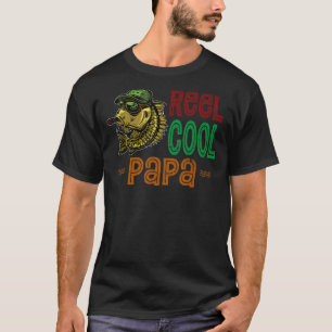 Camiseta Reel Guay Papa Pescando el Viejo Día del Padre Ret