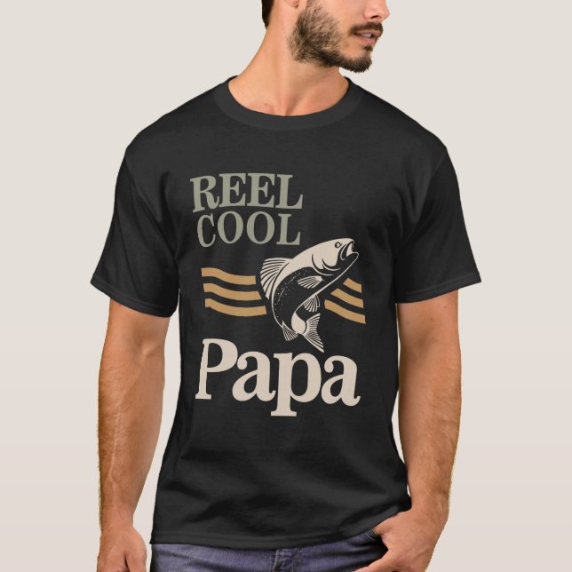 Camiseta Reel Guay Papa - Regalos de padre y abuelo (Anverso)