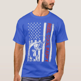 Camiseta Reel Guay Pappy USA Bandera Pesca Día del Padre 