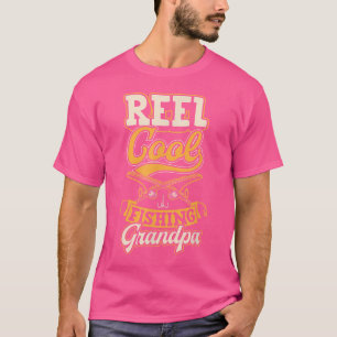 Camiseta Reel Guay Pesshing Grandpa Funny Fish Rod Chiste