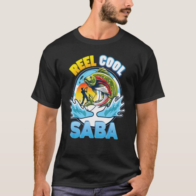 Camiseta Reel Guay Saba Pescando a papá padre Day Papá (Anverso)