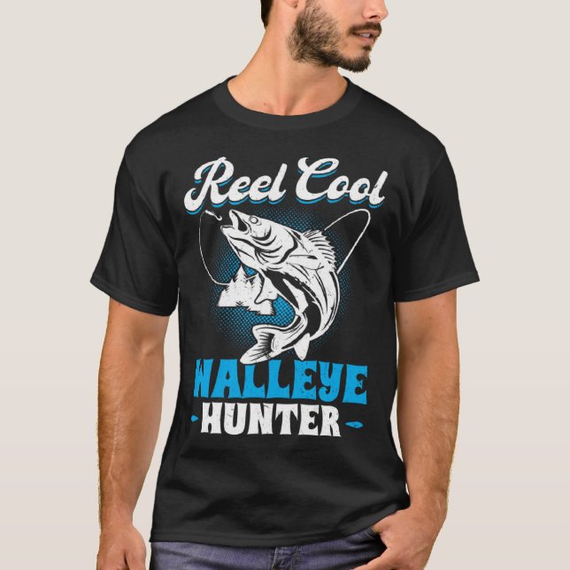 Camiseta Reel Guay Walleye Hunter (Anverso)