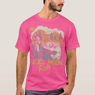 Camiseta Reel Men Fish Funny Fisherman Friend Fishing Lover