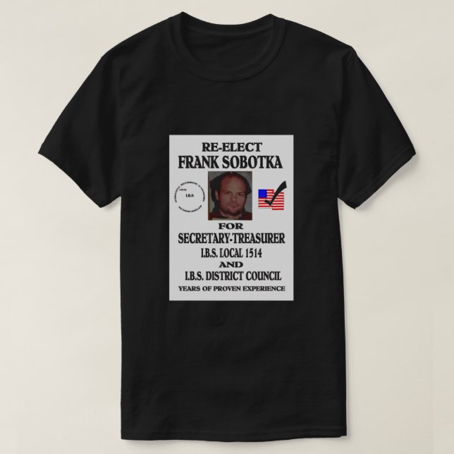 Camiseta REELECCIÓN DE FRANK SOBOTKA Essential (Diseño del anverso)