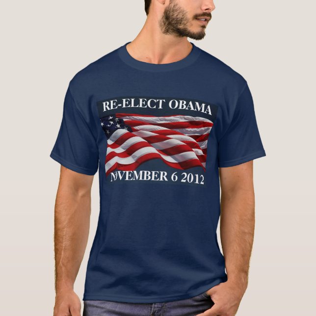Camiseta REELECCIONAR LA CAMA DE OBAMA 6 de noviembre de 20 (Anverso)