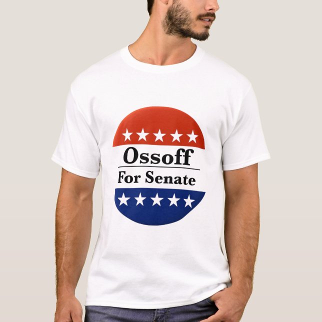 Camiseta Reelegir al senador de Georgia Jon Ossoff en 2026 (Anverso)