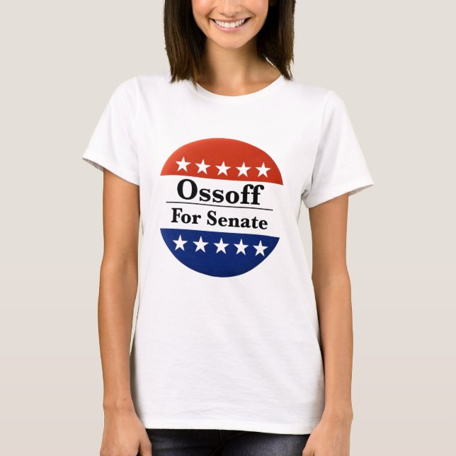 Camiseta Reelegir al senador de Georgia Jon Ossoff en 2026 (Anverso)