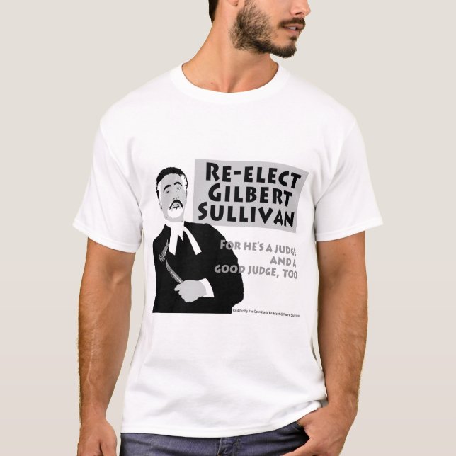 Camiseta Reelija a Gilbert Sullivan (Anverso)